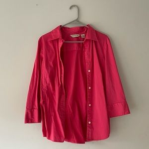 Pink Banana Republic Button Up